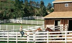 PVC Estate Fencing Horse Jumps