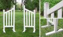 6&#039; Angle Picket Wing Standard - Pair Horse Jumps