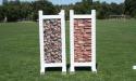 5 Wing Standards - Full Panel - Pair Horse Jumps